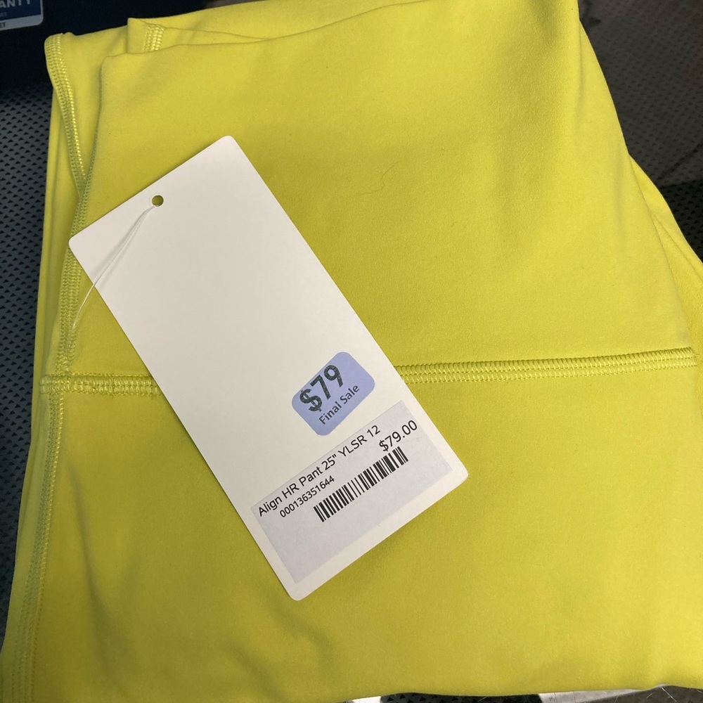 Final reduction!  Lululemon aligns size 12